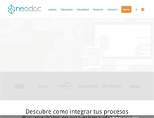 Tablet Screenshot of neodoc.es